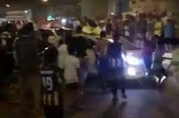 سيارة تدهس محتفلين بفوز الاتحاد بكأس ولي العهد في جدة