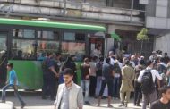 خروج أولى دفعات مهجري حي الوعر في حمص