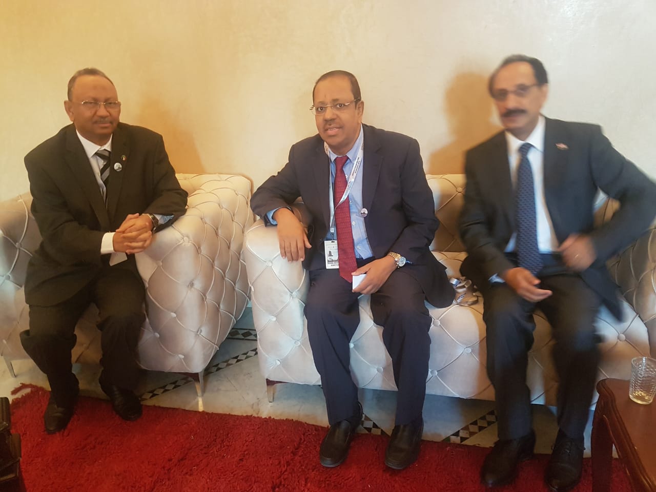 وزير المغتربين اليمني يلتقي بعدد من نظرائه في الدول العربيه على هامش مشاركته في المنتدى الدولي للهجرة