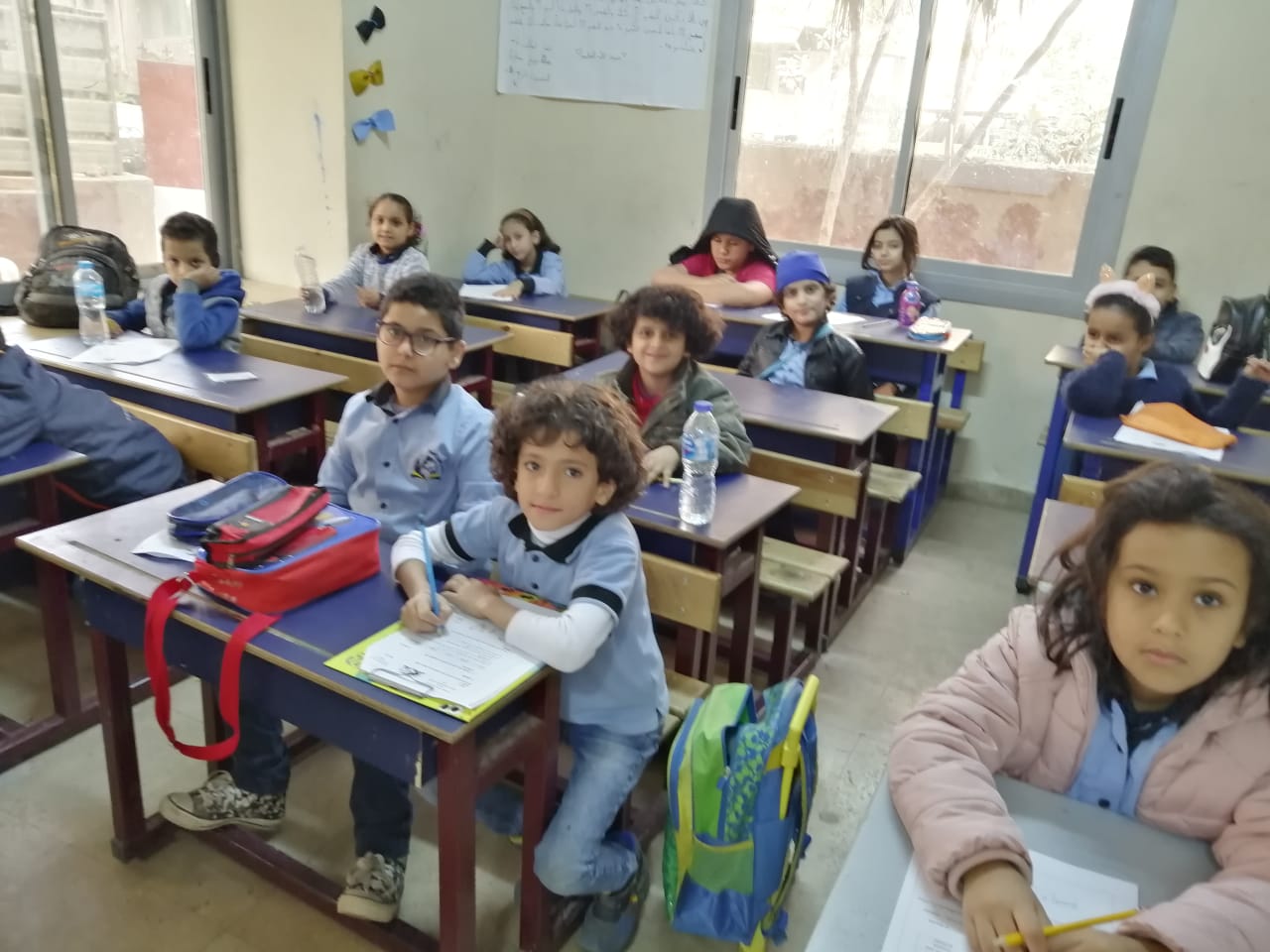 تدشين امتحانات الفصل الدراسي الأول للمرحلة الابتدائية بمدارس اليمن الدولية بالقاهرة للعام الدراسي ٢٠١٩/٢٠١٨م.