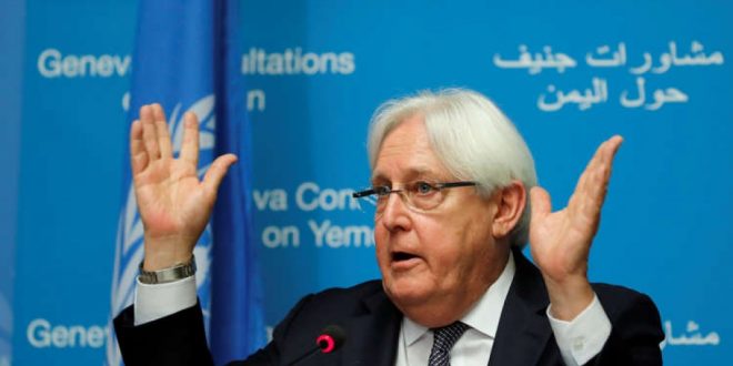 عاجل: بيان للمبعوث الأممي يأسف لسقوط ضحايا مدنيين بصنعاء