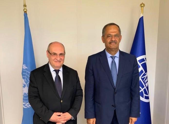 مندوب اليمن الدائم لدى الأمم المتحدة يلتقي مدير عام المنظمة الدولية للهجرة