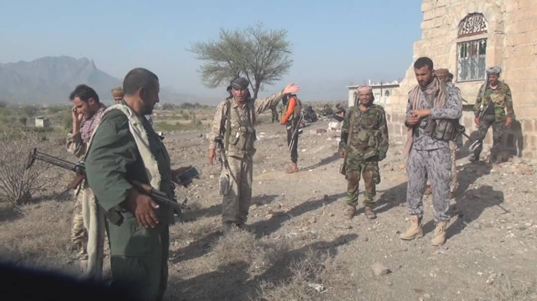 الجيش الوطني يسيطر على مواقع جديدة شمال الضالع بالتزامن مع قصف مقاتلات التحالف العربي