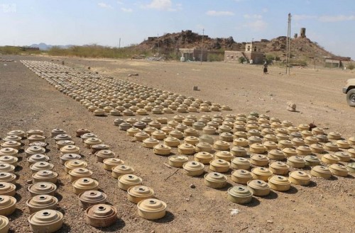 خلال الأسبوع الثالث من فبراير الجاري مسام ينتزع أكثر من 5000 ألف لغم في اليمن