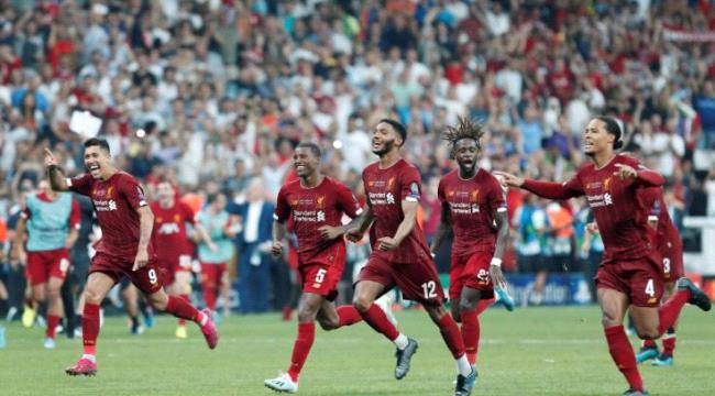 ليفربول بطلا لكأس السوبر الأوروبية بعد ركلات الترجيح