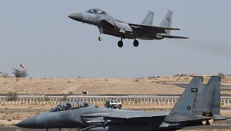 طيران التحالف العربي يستهدف  تجمعات حوثية في رازح