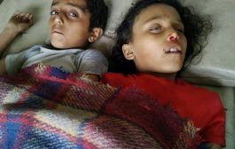 مقتل واصابة 4 أطفال بقصف حوثي بالصلو جنوب تعز