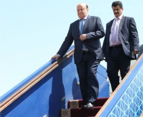 الكشف عن موعد عودة الرئيس هادي الى العاصمة عدن