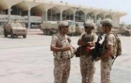 طائرة عسكرية سعودية تنقل دفعة جديدة من المجندين الى مطار  عدن الدولي