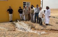 وزير المياه والبيئة يتفقد حقل مياه فوري غرب مدينة الغيظة