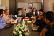 الوزير الشرجبي يناقش اوضاع واحتياجات قطاعي المياه والبيئة في المهرة