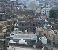 قذيفة حوثية تحصد ارواح  3 مدنيين واصابة اخرين  في حي صينه بتعز
