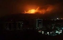 طيران التحالف العربي يغير على صنعاء وانباء عن سقوط ضحايا