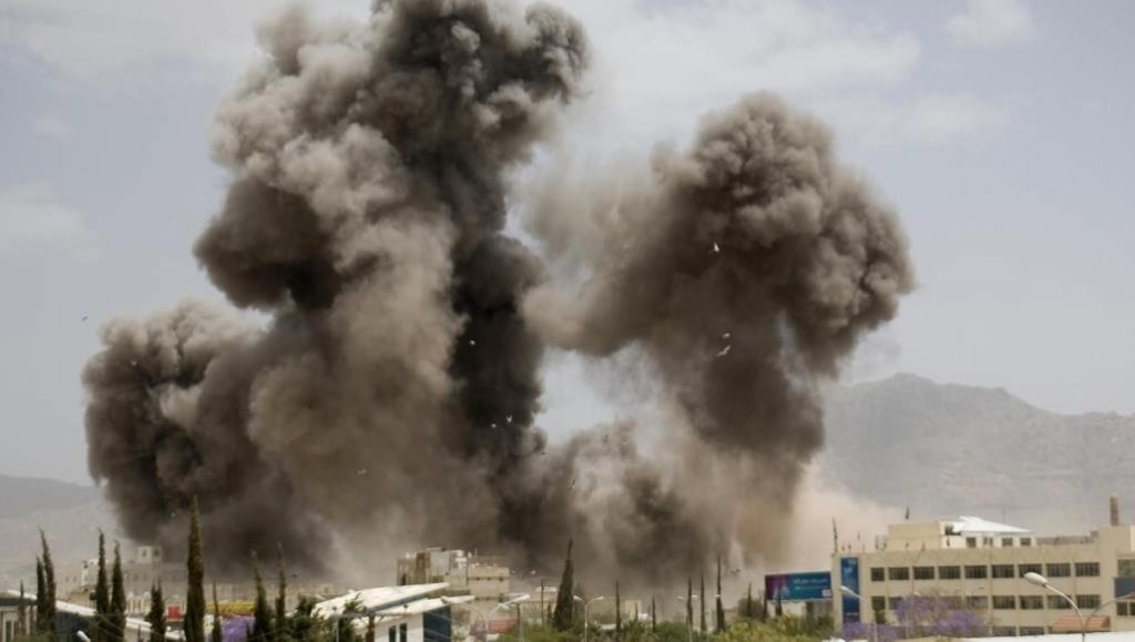 طيران التحالف يشن غارات جديدة على صنعاء وسقوط مدنيين