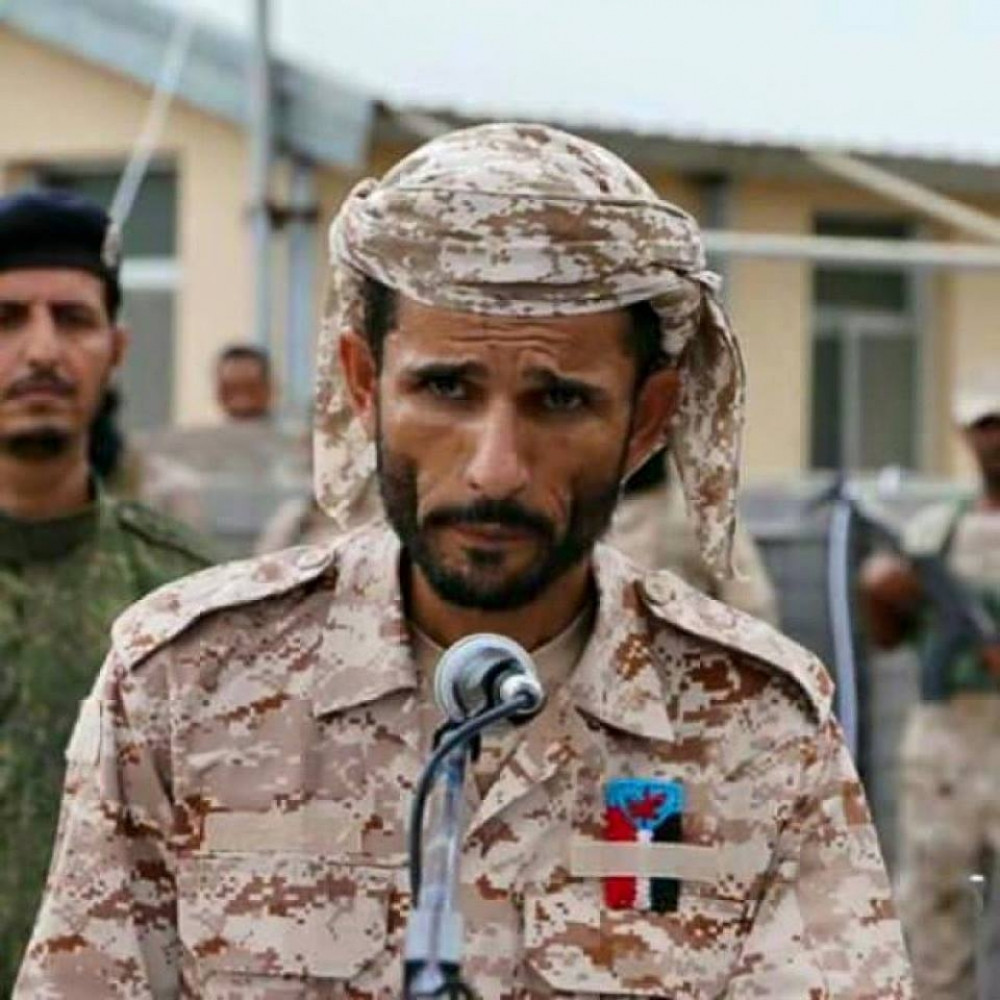 إستشهاد قائد اللواء الأول دعم واسناد بإنفجار وقع بمعسكر الجلاء ومليشيات الحوثي تتبنى الهجوم