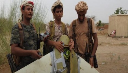الجيش الوطني يسقط طائرة مسيرة أطلقها مليشيات الحوثي بإتجاه حجة