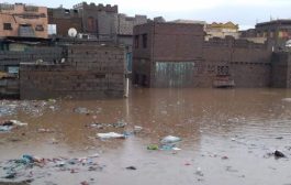 تضرر عدد من منازل المواطنين في لحج نتيجة الأمطار الغزيرة