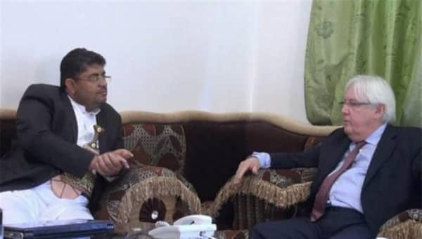 توتر لقاءات المبعوث الأممي مع الحوثيين بسبب التصعيد الميداني