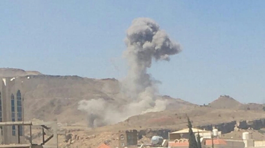 قصف عنيف على صنعاء و سماع دوي انفجارات عنيفة