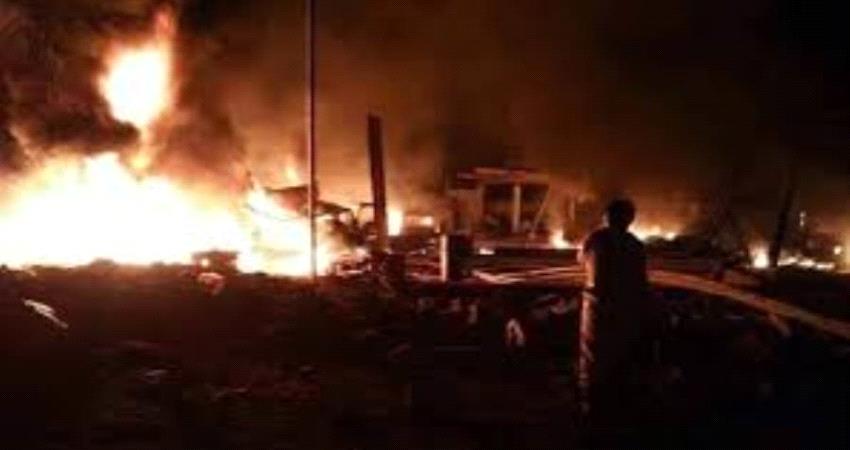 دوي إنفجارات عنيفة تهز محافظة مأرب
