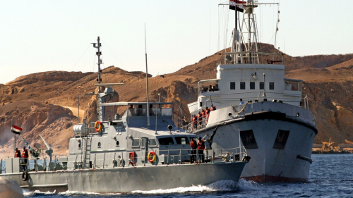 البحرية المصرية تضبط كمية من المخدرات