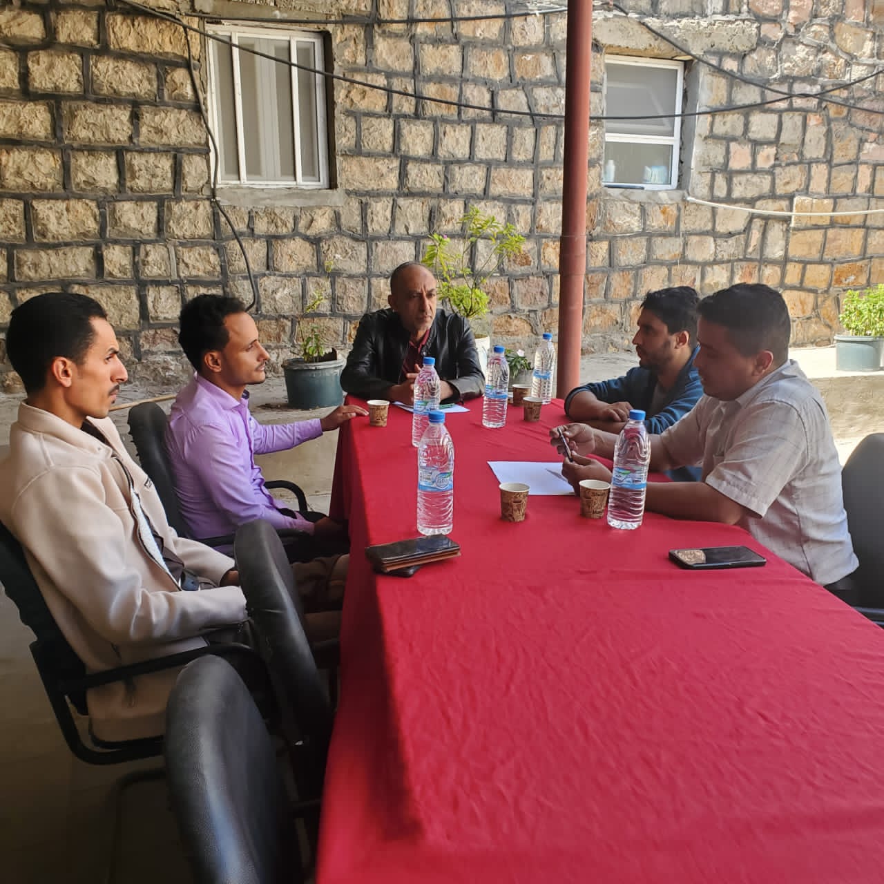 اشتراكي تعز يلتقي برابطة الجرحى ومبادرة 