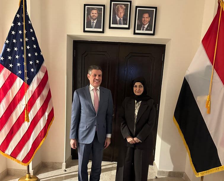 الوزيرة المقطري تبحث مع الجانب الأمريكي تعزيز التعاون في المجالات القانونية