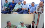الصبيحي يزور اسر الشهيدين علي عنتر وعلي هادي والفقيد سعيد صالح