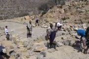 الحوثيون يشقون طريقا غرب تعز لتعزيز إمداداتهم وفتح مسارات جديدة