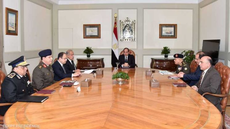 مجلس الدفاع الوطني المصري يقرر تقديم كافة أشكال الدعم للسعودية
