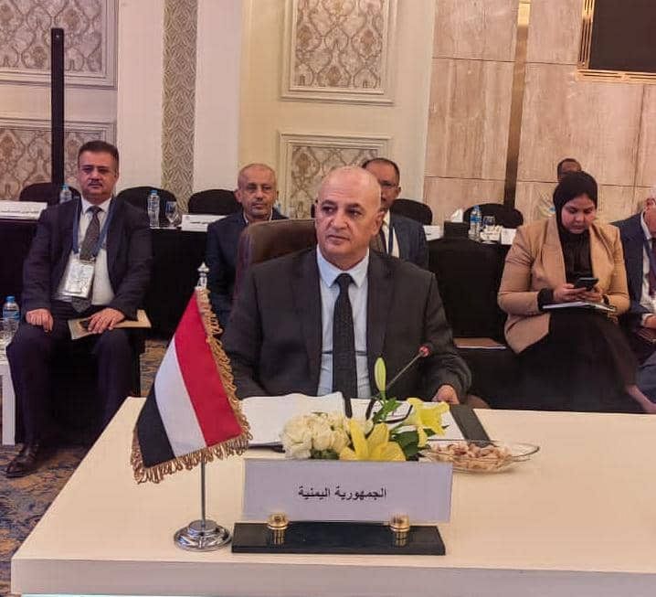 الشرجبي يدعو إلى تبني مسار عربي متكامل لدعم قدرة اليمن على مواجهة تحديات الأمن المائي